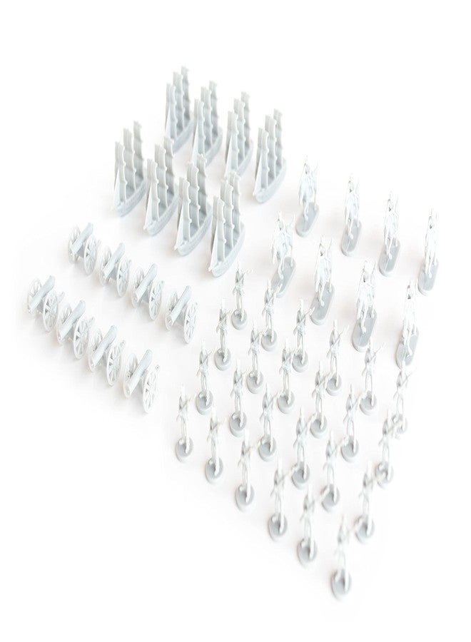 Morrison Games Napoleonic & Civil War Military Miniatures (Grey): Plastic Toy Soldiers Set: Infantry, Cavalry, Artillery, Ships - Image 3
